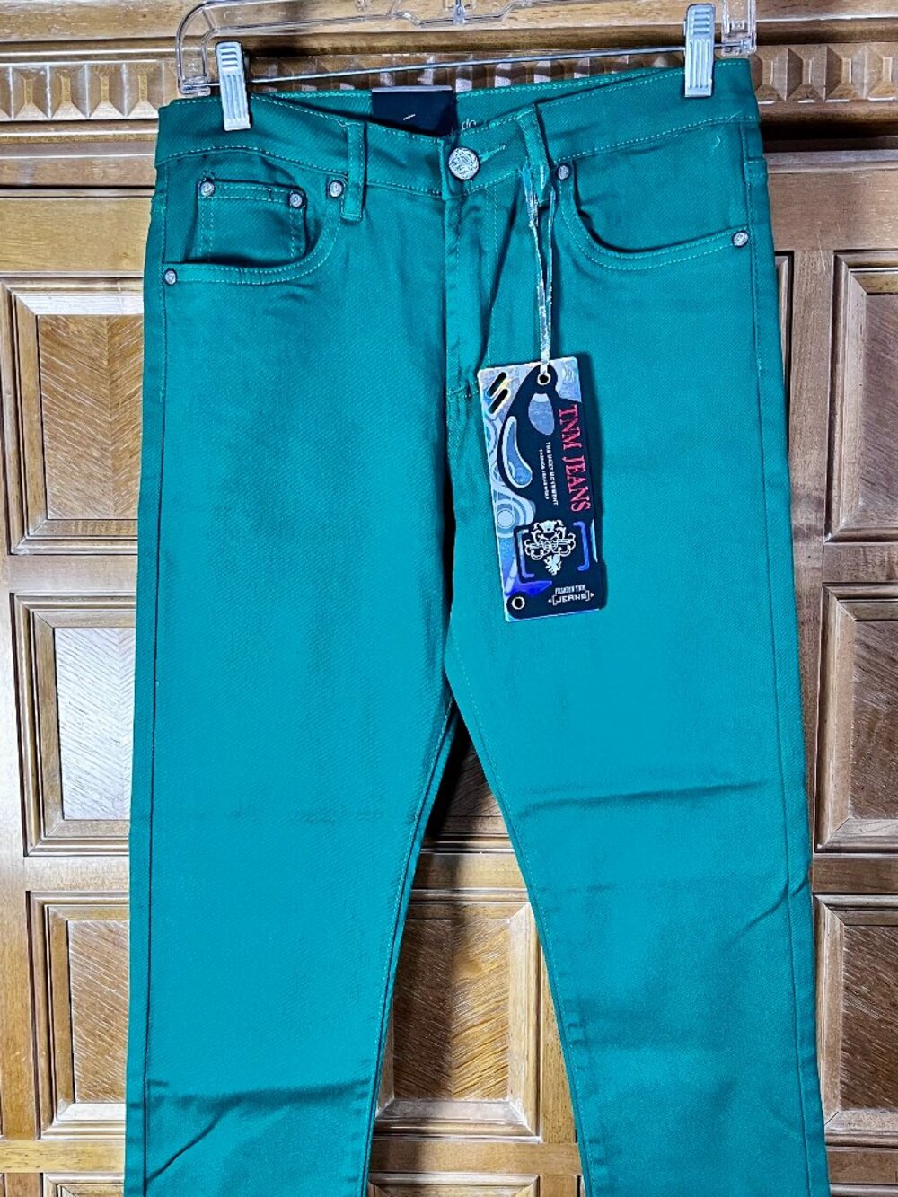 TNM Jeans The Next Movement Men’s 30x29 TNM1991 Green Skinny Stretch NWT